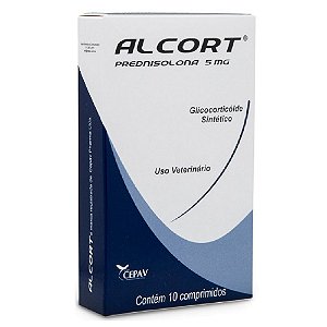 Alcort 5mg Anti-inflamatório 10 Comprimidos - Cepav