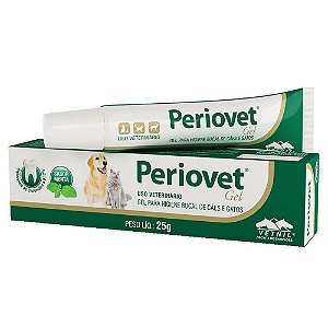 Periovet Gel Dental Higiene Bucal 25g - Vetnil