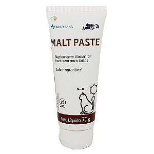 Malt Paste Suplemento Vitamínico Anti Bolas de Pelos 70g Mundo Animal