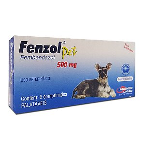 Fenzol Vermífugo para Cães 6 Comprimidos Agener União