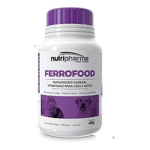 Suplemento Vitamínico Ferrofood 60cps - Nutripharme