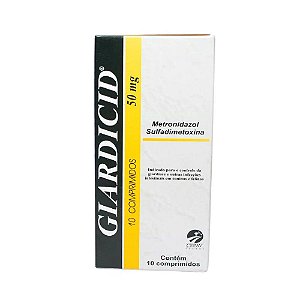 Giardicid 50mg Antibiótico 10 Comprimidos - Cepav