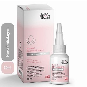 Dermocalmante Ouvipet Ibasa 30ml Limpeza De Ouvido