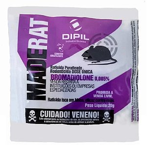 Isca para Rato Maderat Parafinado Dipil 20g