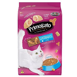 Ração Gatos Primogato Premium Castrado Frango 500g Hercosul