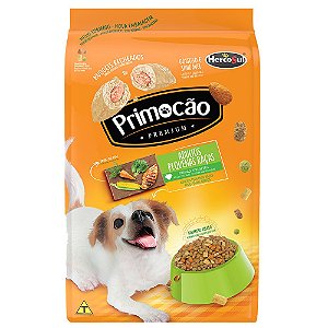 Ração Primocão Premium Cães Adultos Raças Pequenas Frango e Vegetais 1kg - Hercosul