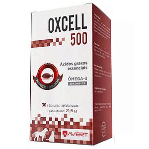 Oxcell 500mg Suplemento 30 Cápsulas 21,6g - Avert