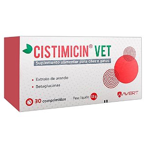 Cistimicin Vet 30 Comprimidos 12g - Avert