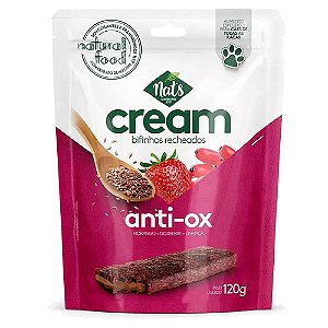Snack Bifinho Recheado Nats Cream Anti-Ox 120g