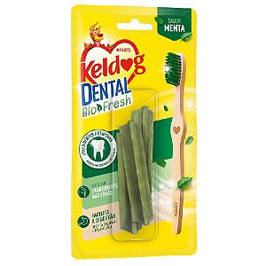 Snack Keldog Dental Y Menta para Cães - Kelco