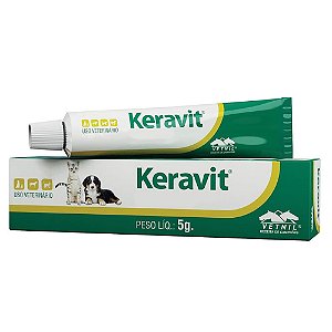 Pomada Oftálmica Keravit 5g - Vetnil