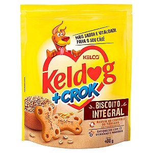Biscoito Keldog +Crok Integral 400g