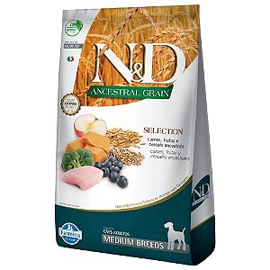 Ração N&D Ancestral Grain Selection Cães Raças Médias 15kg