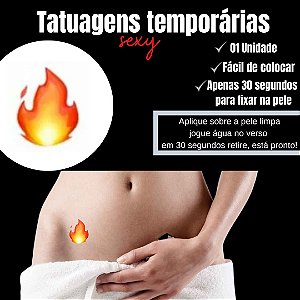 EMOTICONS FOGO TATUAGEM TEMPORARIA