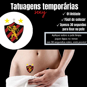 SPORT FC TATUAGEM TEMPORARIA