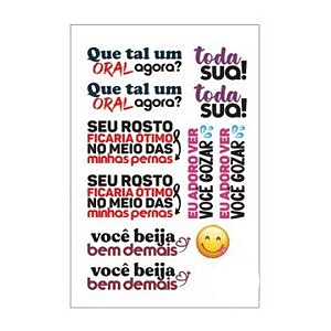 TATUAGEM ERÓTICA FRASES OUSADAS TODA SUA DELICIOUS