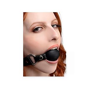 MORDAÇA EM FORMATO DE BOLA COM REGULAGEM