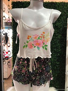 PIJAMA FLORES  PRESENTE