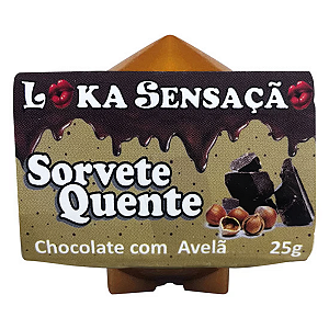 VELA COMESTIVEL CHOCOLATE COM AVELÃ