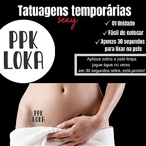 PPK LOKA TATUAGEM TEMPORARIA