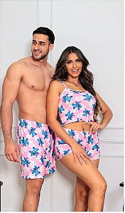 CONJUNTO BABY DOOL CORAÇÃO KIT CASAL