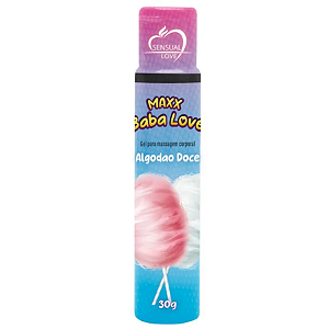 GEL ORAL BALA LIQUIDA BABALOVE 30 ML SABOR ALGODÃO DOCE