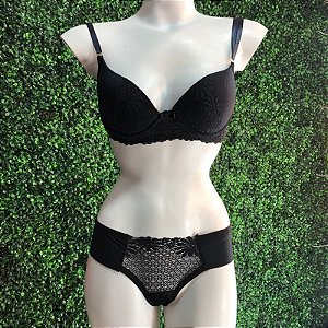 CONJUNTO LINGERIE SEGRDO DA MEIA NOITE