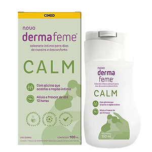 SABONETE LÍQUIDO ÍNTIMO DERMAFEME CALM 100ML