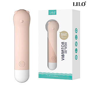 MINI VIBRADOR FORMATO URSO RECARREGÁVEL COM 10 MODOS DE VIBRAÇÃO