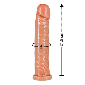 PROTESE GARANHÃO MAÇICA 21,5 x 4 CM PENIS