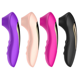 ESTIMULADOR CLITORIANO AVELUDADO 10 DEZ MODOS DE VIBRAÇÕES