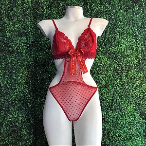 BODY LAÇO TRANSPARENTE