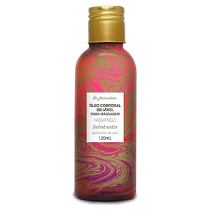 OLEO DE MASSAGEM BEIJÁVEL TANTRA/NURU 120ML ÓLEO TANTRICO SOFISTICATTO