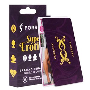 BARALHO TEMÁTICO SUPER ERÓTICO COM 54 CARTAS