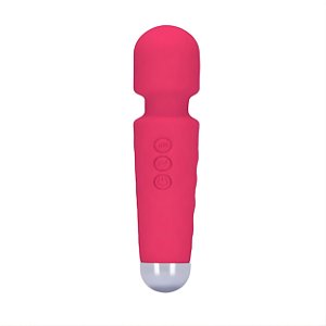 MINI VIBRADOR VARINHA MÁGICA COM 10 NIVEIS DE VIBRAÇÕES RECARREGÁVEL