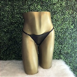 CALCINHA TANGA PERSONALIZAVEL AJUSTÁVEL EM TULE