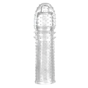 CAPA PENIANA EXTENDER EM SILICONE 16 x 4 CM
