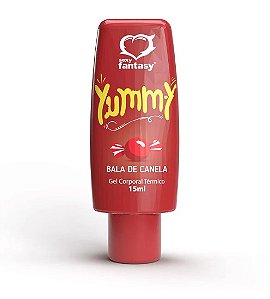 YUMMY SABOR BALA DE CANELA GEL COMESTIVEL PARA ORAL 15ML