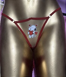 FIO DENTAL LARA TULE COM ESTAMPA SEM PERSEX