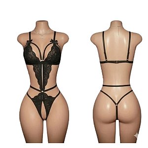 BODY SEXY RENDA COM TIRAS