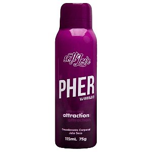 PHER PERFUME AEROSSOL FEROMÔNIO 115ML — SOFT LOVE