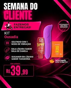 KIT 1 SEMANA DO CONSUMIDOR - GOLFINHO + YUMMY BALA DE CANELA + SACHE SUGALIK