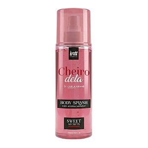 CHEIRO DELA BODY SPLASH COM AROMA SEDUTOR LINHA SWEET SECRETS BY CARLA GEANE 230ML INTT