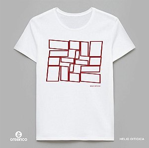 Blusa Masculina Hélio Oiticia Metaesquema Vermelho