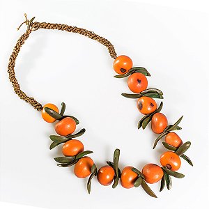 Colar Bola de Jarina com Inajá