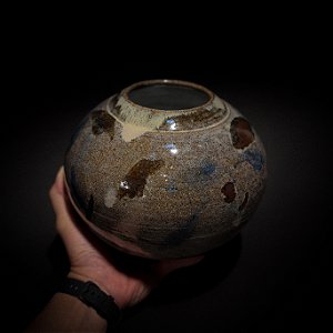 VASO BOLA MÉDIO FLORAL SHIRAHAGUI