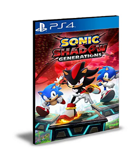 SONIC X SHADOW GENERATIONS Ps4 Mídia Digital