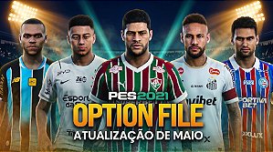 OPTION FILE PARA PES 2021 TEMPORADA 2026 (JANELA DE TRANSFERÊNCIAS E KITS ATUALIZADOS)