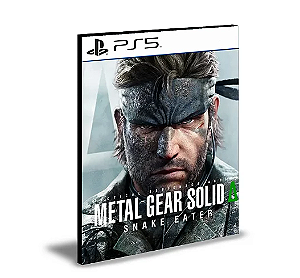 METAL GEAR SOLID Δ SNAKE EATER Ps5 PRIMÁRIA Mídia Digital