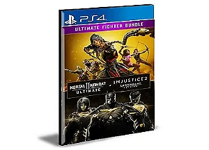 Mortal Kombat 11 Ultimate + Injustice 2 Leg. Edition Bundle Ps4 e PS5 Mídia Digital